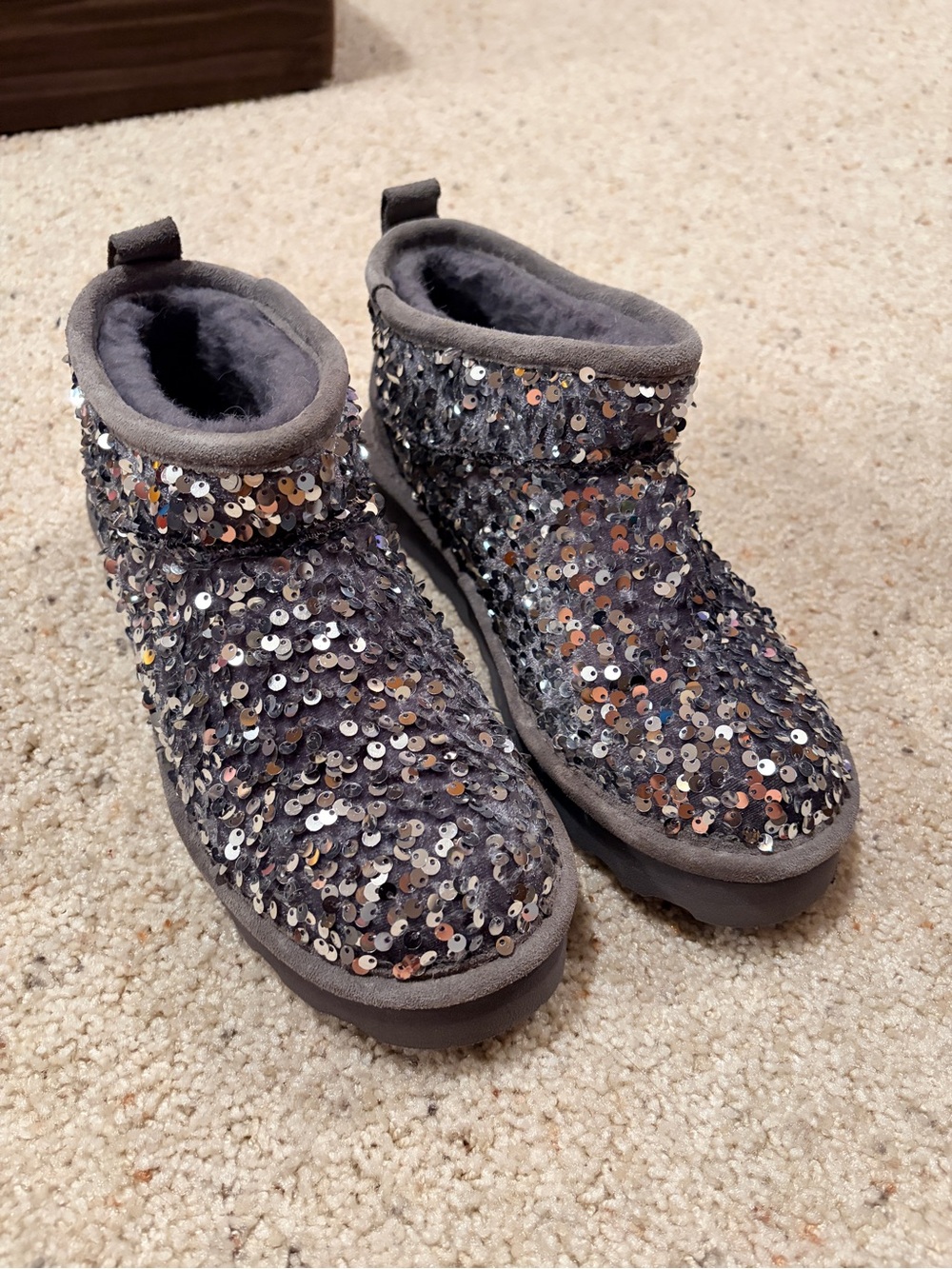 NEW sequin BearPaw boots